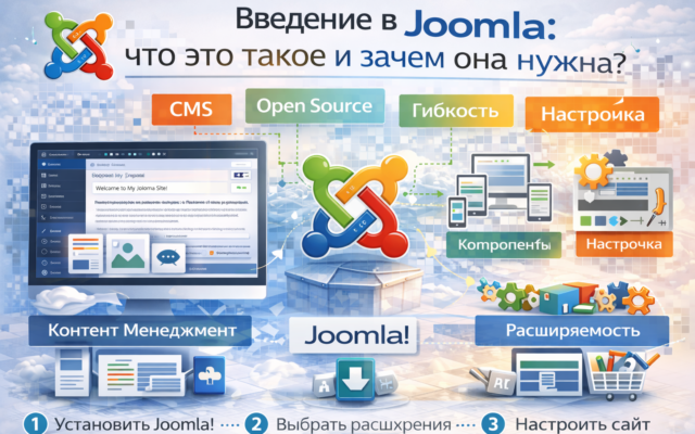 Введение в Joomla что это такое и зачем она нужна