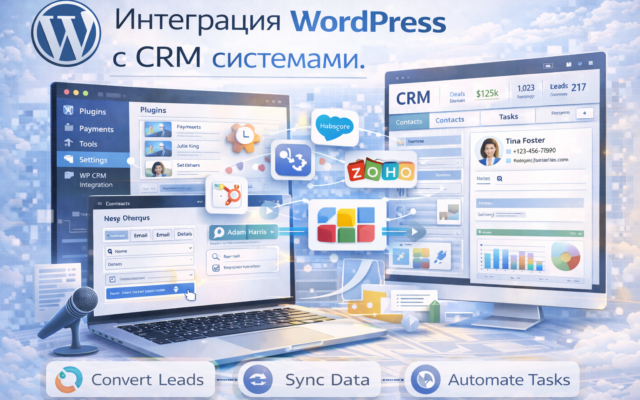 Интеграция WordPress с CRM системами.
