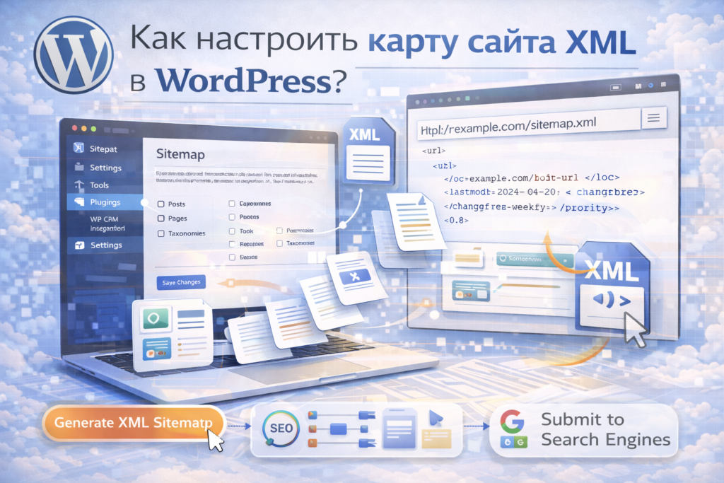 Как настроить карту сайта XML в WordPress