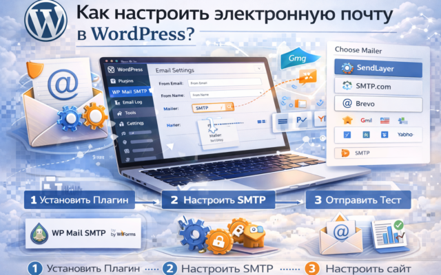 Как настроить электронную почту в WordPress