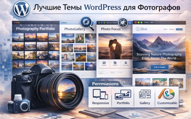 Лучшие Темы WordPress для Фотографов