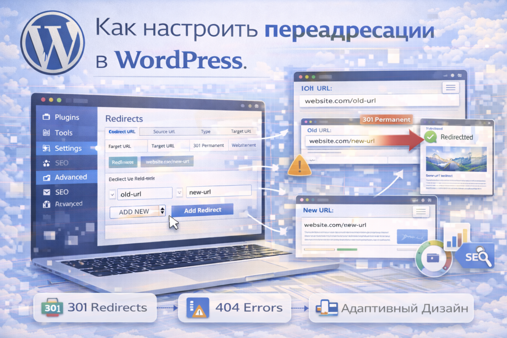 Настройка переадресаций (редиректов) в WordPress