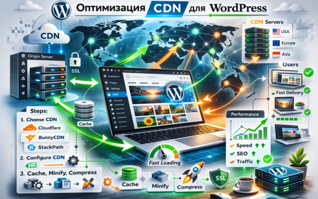 Оптимизация CDN для WordPress