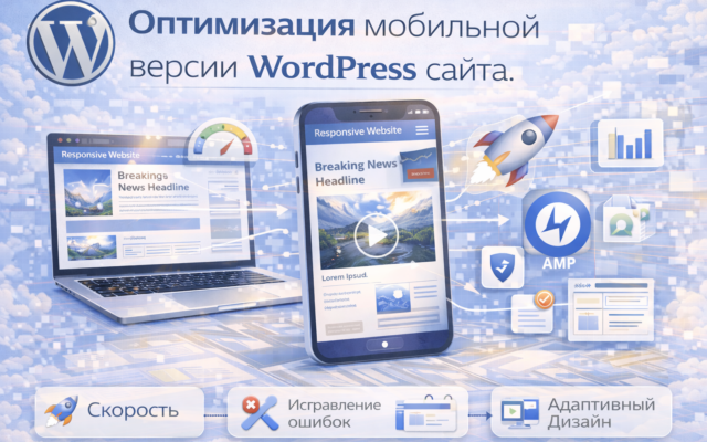 Оптимизация мобильной версии WordPress сайта.