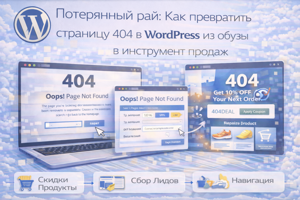 Потерянный рай Как превратить страницу 404 в WordPress из обузы в инструмент продаж