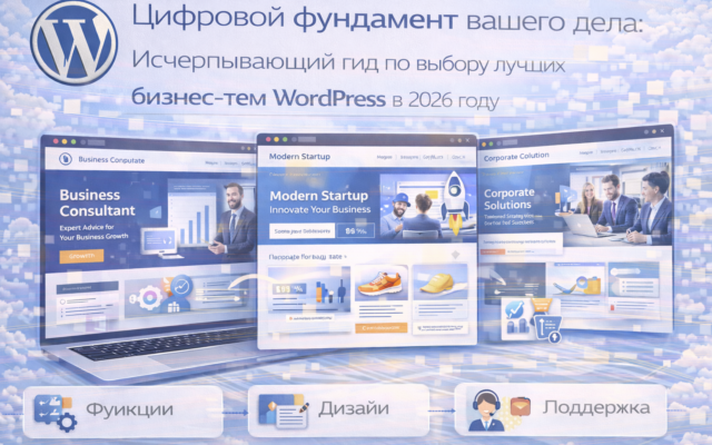Цифровой фундамент вашего дела Исчерпывающий гид по выбору лучших бизнес тем WordPress в 2026 году