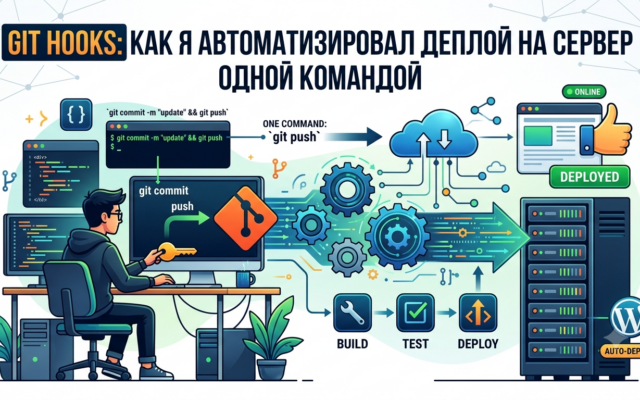 Git хуки как я автоматизировал деплой на сервер одной командой