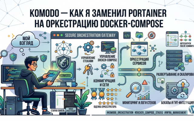 Komodo — как я заменил Portainer на оркестрацию docker compose