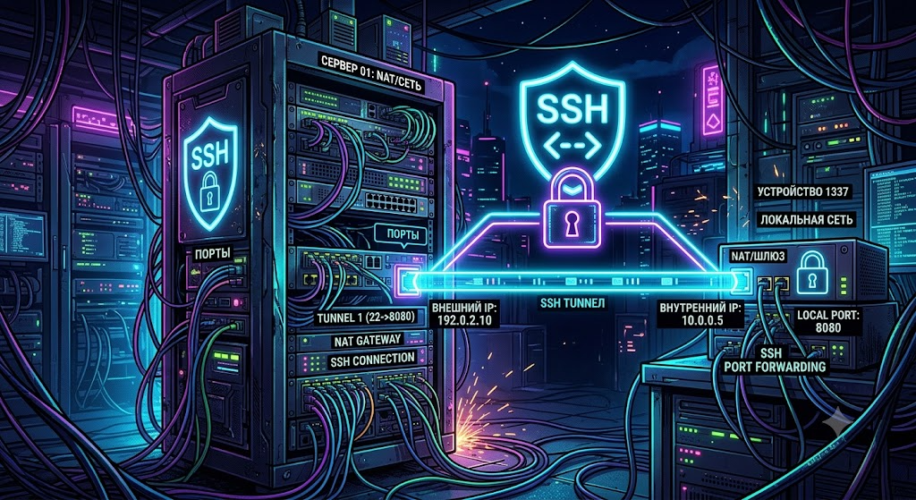 SSH туннелирование через NAT