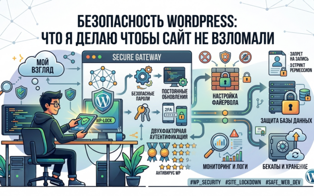 Безопасность WordPress что я делаю чтобы сайт не взломали