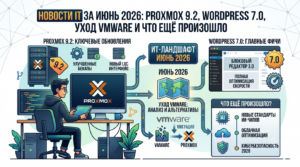 Новости IT за июнь 2026 Proxmox 9.2, WordPress 7.0, уход VMware и что ещё произошло