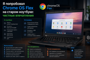Я попробовал Chrome OS Flex на старом ноутбуке честные впечатления