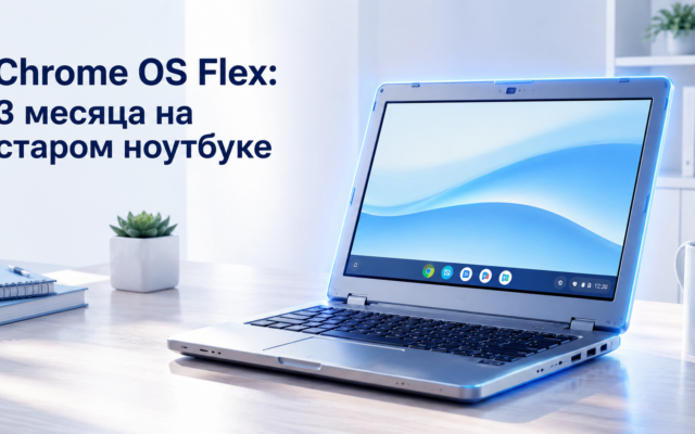 Chrome OS Flex на старом ноутбуке, обложка статьи